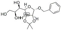 BENZYL 2,3-O-ISOPROPYLIDENE-L-GLYCERO-A-D-MANNOHEPTOFURANOSIDE Struktur