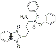 (R)-(1-AMINO-4-PHTHALIMIDO)BUTYLPHOSPHONIC ACID, DIPHENYL ESTER Struktur