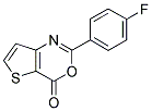 2-(4-FLUOROPHENYL)-4H-THIENO[3,2-D][1,3]OXAZIN-4-ONE Struktur