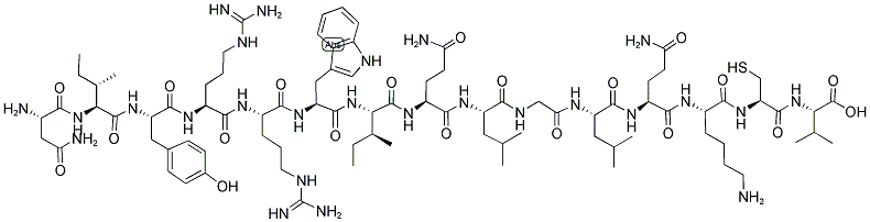 GAG PROTEIN (106-120) [SIMIAN IMMUNODEFICIENCY VIRUS] Struktur