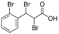 2,3-DIBROMO-3-(2-BROMOPHENYL)PROPIONIC ACID Struktur