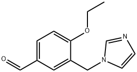 4-ETHOXY-3-IMIDAZOL-1-YLMETHYL-BENZALDEHYDE Struktur