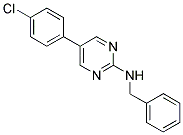 N-BENZYL-5-(4-CHLOROPHENYL)PYRIMIDIN-2-AMINE Struktur