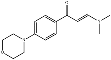 (E)-3-(DIMETHYLAMINO)-1-(4-MORPHOLINOPHENYL)-2-PROPEN-1-ONE Struktur