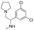 [1-(3,5-DICHLORO-PHENYL)-2-PYRROLIDIN-1-YL-ETHYL]-METHYL-AMINE Struktur