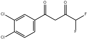 1-(3,4-DICHLORO-PHENYL)-4,4-DIFLUOROBUTANE-1,3-DIONE Struktur