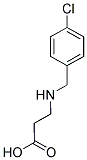 3-[(4-CHLOROBENZYL)AMINO]PROPANOIC ACID Struktur