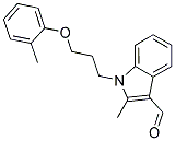 2-METHYL-1-[3-(2-METHYLPHENOXY)PROPYL]-1H-INDOLE-3-CARBALDEHYDE Struktur