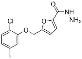 5-(2-CHLORO-5-METHYL-PHENOXYMETHYL)-FURAN-2-CARBOXYLIC ACID HYDRAZIDE Struktur