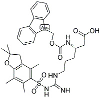 FMOC-L-BETA-HOMOARGININE(PBF) Struktur