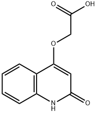 [(2-OXO-1,2-DIHYDROQUINOLIN-4-YL)OXY]ACETIC ACID Struktur