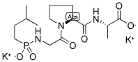 ISOAMYLPHOSPHONYL-GLY-PRO-ALA DIPOTASSIUM SALT Struktur