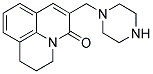 2,3-DIHYDRO-6-(PIPERAZIN-1-YLMETHYL)-(1H,5H)-BENZO[IJ]QUINOLIZIN-5-ONE Struktur