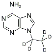 9-ETHYL-D5-ADENINE Struktur