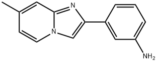 3-(7-METHYLIMIDAZO[1,2-A]PYRIDIN-2-YL)ANILINE Struktur