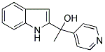 1-(1H-INDOL-2-YL)-1-PYRIDIN-4-YLETHANOL Struktur