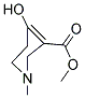 4-HYDROXY-5-(METHOXYCARBONYL)-1-METHYL-1,2,3,6-TETRAHYDROPYRIDINIUM Struktur