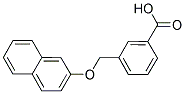 3-(NAPHTHALEN-2-YLOXYMETHYL)-BENZOIC ACID Struktur