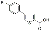 4-(4-BROMOPHENYL)THIOPHENE-2-CARBOXYLIC ACID Struktur