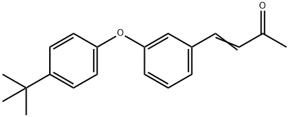 (E)-4-(3-[4-(TERT-BUTYL)PHENOXY]PHENYL)-3-BUTEN-2-ONE Struktur