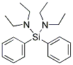 BIS(DIETHYLAMINO)DIPHENYLSILANE Struktur