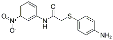 2-[(4-AMINOPHENYL)SULFANYL]-N-(3-NITROPHENYL)ACETAMIDE Struktur