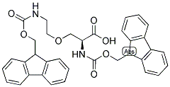 FMOC-LYS[*4(<-O),FMOC]-OH Struktur