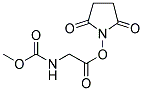 METHOXYCARBONYL GLYCINE HYDROXYSUCCINIMIDE ESTER Struktur