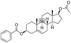 5-ANDROSTEN-3-BETA, 17-BETA-DIOL 3-BENZOATE, 17 ACETATE Struktur