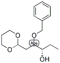 2-[(S,S)-2-BENZYLOXY-3-HYDROXY-PENTYL]-1,3-DIOXANE Struktur