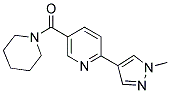 2-(1-METHYL-1H-PYRAZOL-4-YL)-5-(PIPERIDIN-1-YLCARBONYL)PYRIDINE Struktur