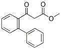 3-BIPHENYL-2-YL-3-OXO-PROPIONIC ACID METHYL ESTER Struktur