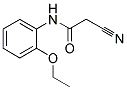 2-CYANO-N-(2-ETHOXY-PHENYL)-ACETAMIDE Struktur