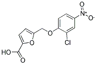 5-(2-CHLORO-4-NITRO-PHENOXYMETHYL)-FURAN-2-CARBOXYLIC ACID Struktur