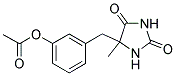 5-METHYL-5-(3-ACETOXYBENZYL)-HYDANTOIN Struktur