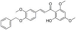 4-BENZYLOXY-2'-HYDROXY-3,4',6'-TRIMETHOXYCHALCONE Struktur