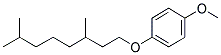 1-METHOXY-4-[3',7'-(DIMETHYLOCTYL)OXY]BENZENE Struktur