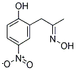 (2-HYDROXY-5-NITROPHENYL)ACETONE OXIME Struktur