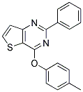 4-(4-METHYLPHENOXY)-2-PHENYLTHIENO[3,2-D]PYRIMIDINE Struktur