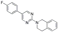 2-[5-(4-FLUOROPHENYL)PYRIMIDIN-2-YL]-1,2,3,4-TETRAHYDROISOQUINOLINE Struktur