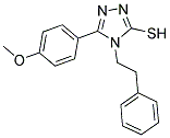 5-(4-METHOXY-PHENYL)-4-PHENETHYL-4H-[1,2,4]TRIAZOLE-3-THIOL Struktur