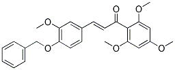 4-BENZYLOXY-2',3,4',6'-TETRAMETHOXYCHALCONE Struktur