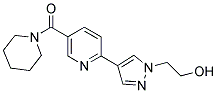 2-(4-[5-(PIPERIDIN-1-YLCARBONYL)PYRIDIN-2-YL]-1H-PYRAZOL-1-YL)ETHANOL Struktur