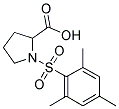 1-(MESITYLSULFONYL)PYRROLIDINE-2-CARBOXYLIC ACID Struktur