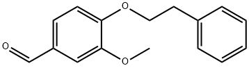 3-METHOXY-4-(2-PHENYLETHOXY)BENZALDEHYDE Struktur