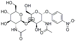 GLCNAC1-B-4GALNAC-A-PNP Struktur