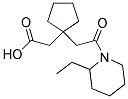 (1-[2-(2-ETHYLPIPERIDIN-1-YL)-2-OXOETHYL]CYCLOPENTYL)ACETIC ACID Struktur