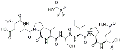 ACTIVITY-DEPENDENT NEUROPROTECTIVE PROTEIN FRAGMENT 74-81, MOUSE, RAT TRIFLUOROACETATE SALT Struktur