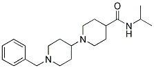 1-(1-BENZYLPIPERIDIN-4-YL)-N-ISOPROPYLPIPERIDINE-4-CARBOXAMIDE Struktur