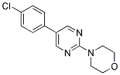 4-[5-(4-CHLOROPHENYL)PYRIMIDIN-2-YL]MORPHOLINE Struktur